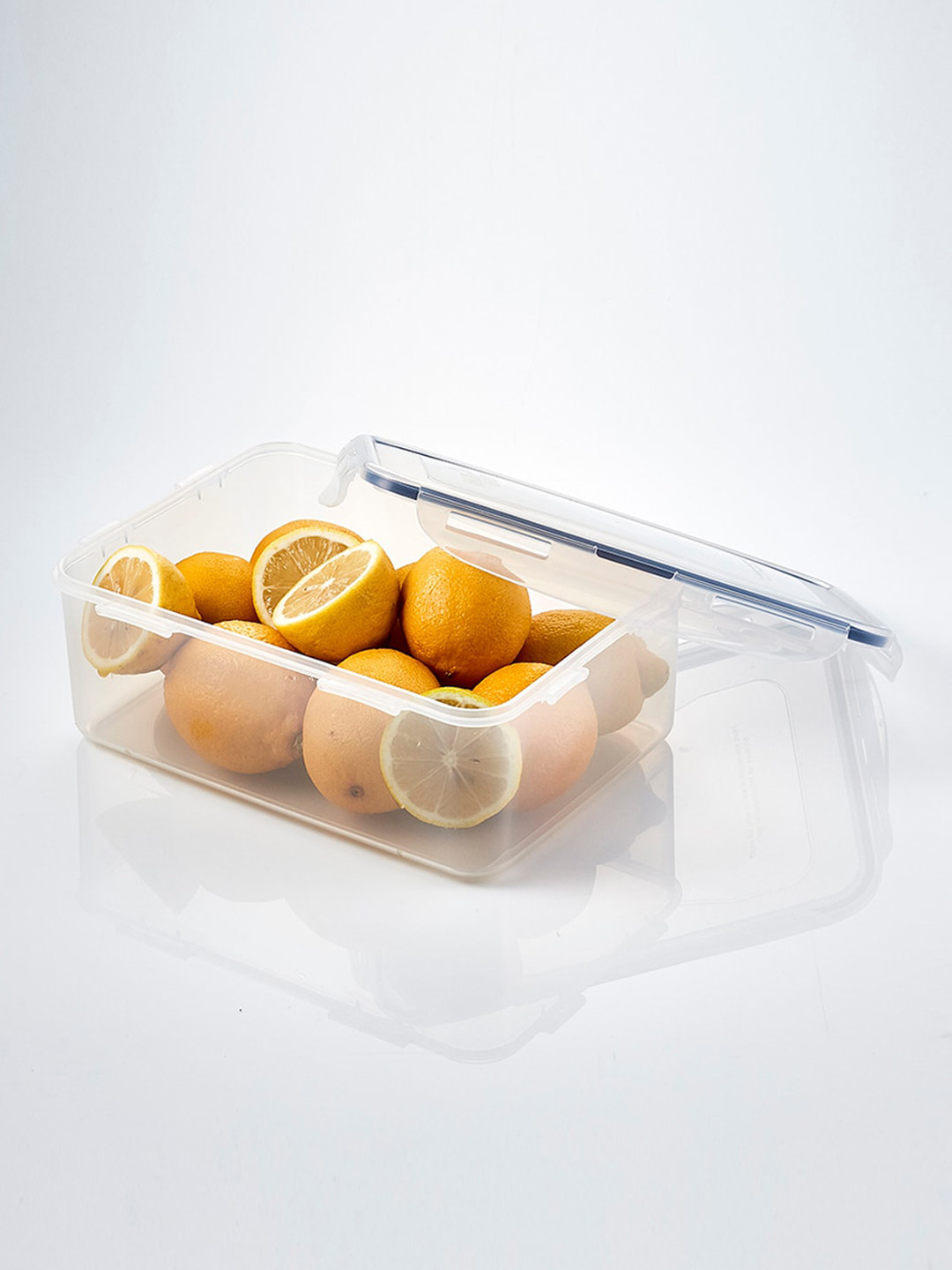 

Lock & Lock Transparent & Blue Solid Airtight Food Storage Container