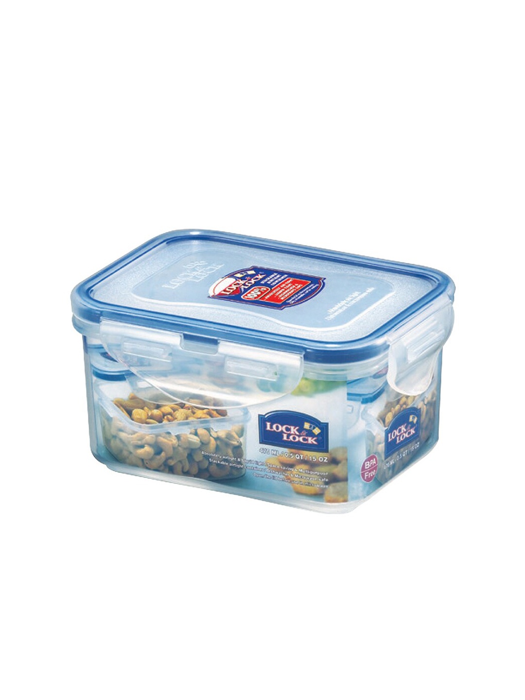 

Lock & Lock Transparent Solid Airtight Food Storage Container With Lid