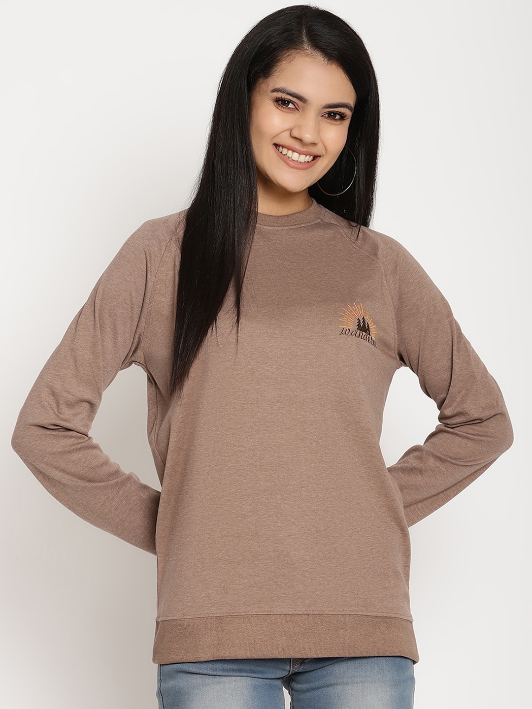 

Wolfpack Women Brown Sweatshirt