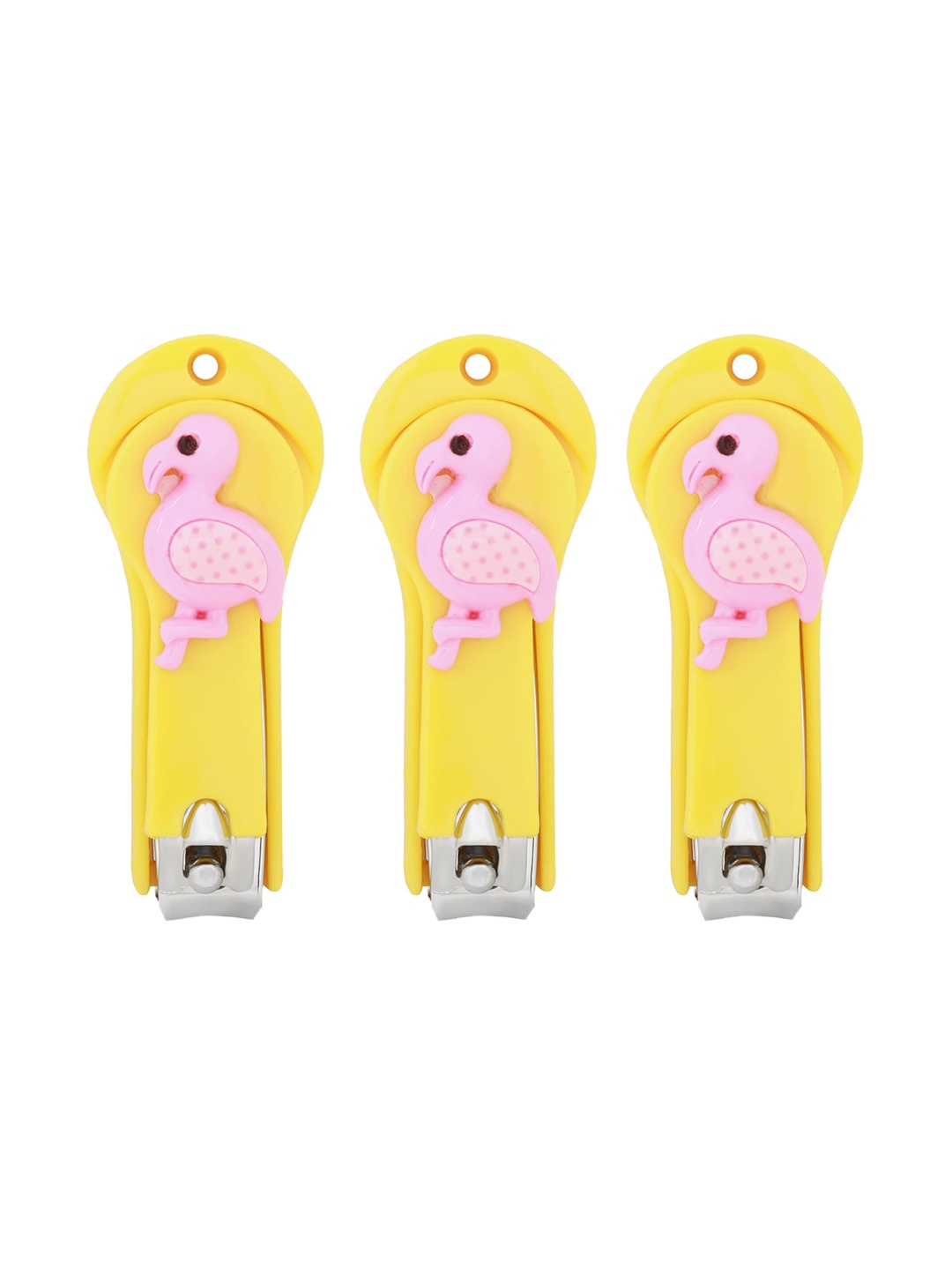 

POKORY Kids Pack of 3 Yellow Flamingo Nail Cutter