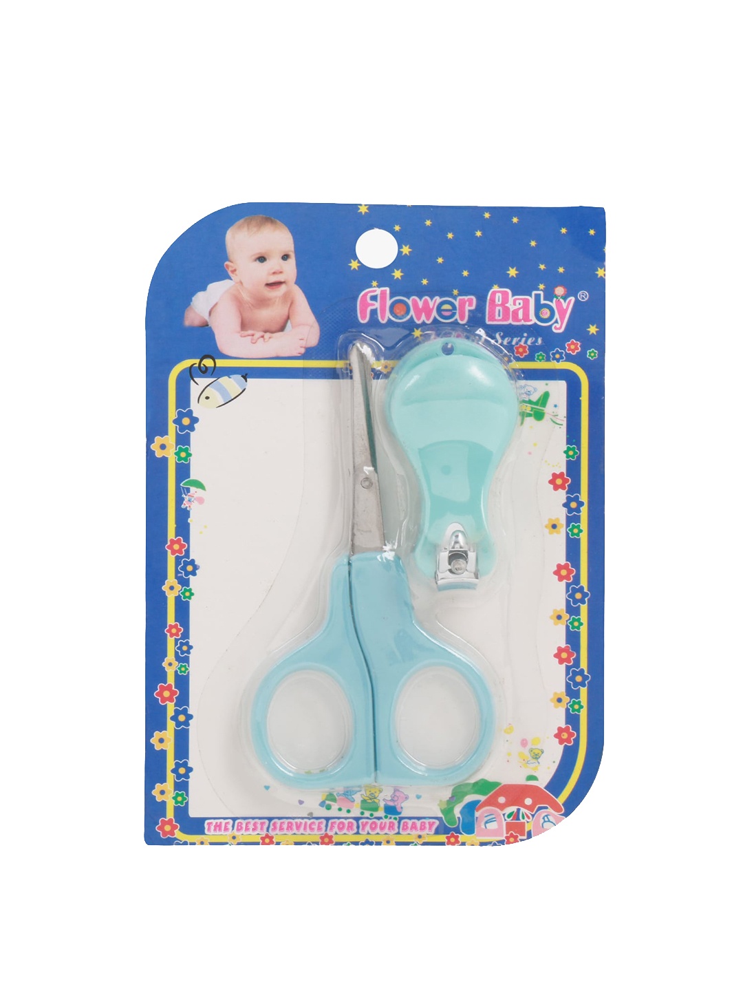 

POKORY Kids Blue Combo Pack Of Nail Cutter & Scissors