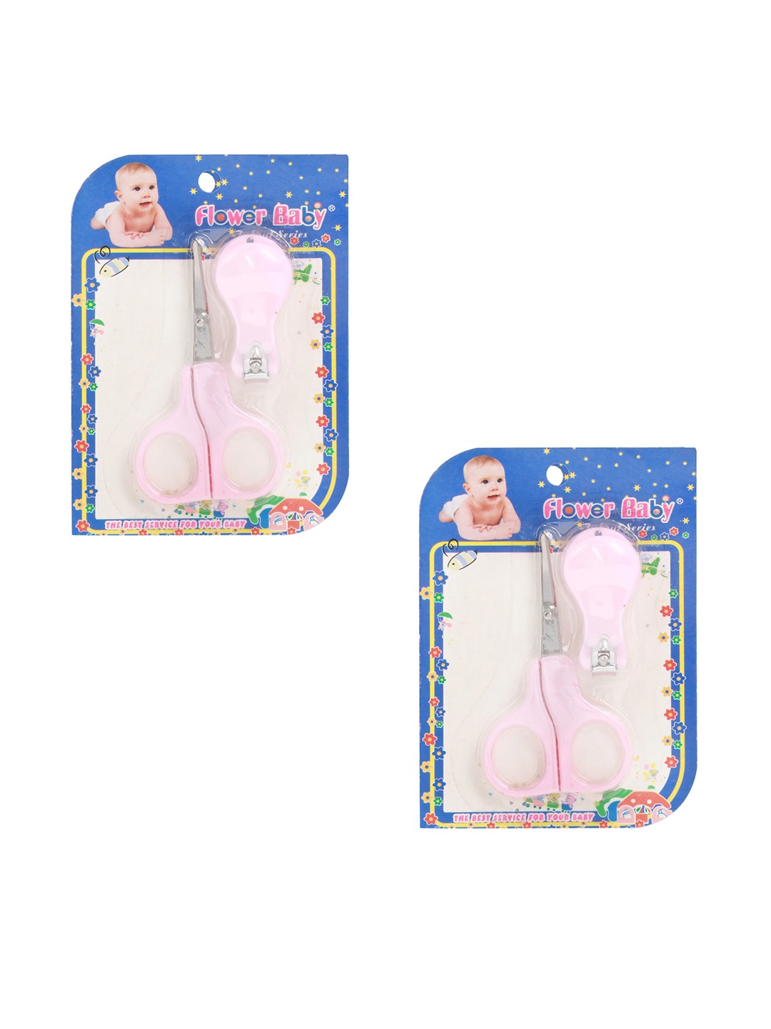 

POKORY Kids Set Of 2 Pink Scissors & Nailcutter