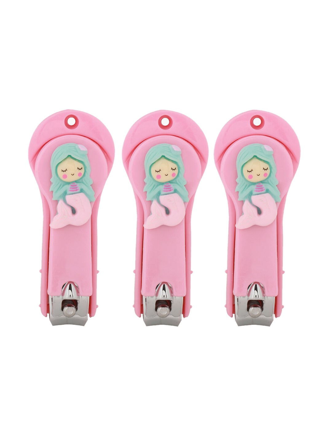 

POKORY Kids Pink Mermaid Nail Cutter Pack of 3