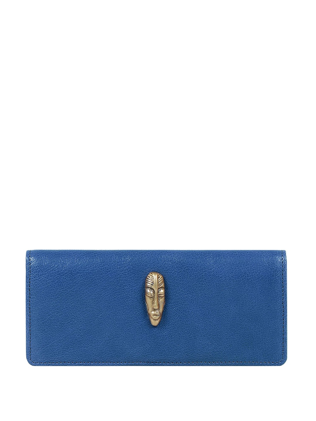 

Hidesign Women Blue & Black Envelope Clutch