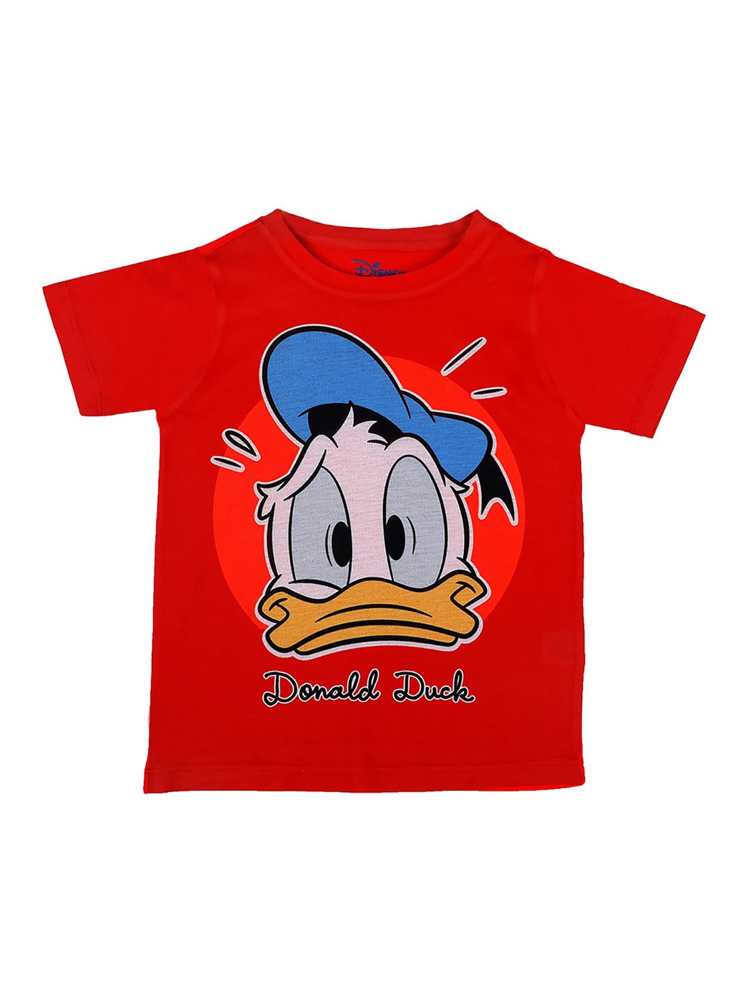 

Disney by Wear Your Mind Boys Red & Blue Donald Duck Printed T-shirt