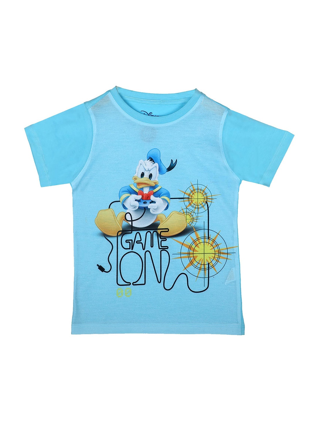

Disney by Wear Your Mind Boys Blue Donald Duck Printed T-shirt