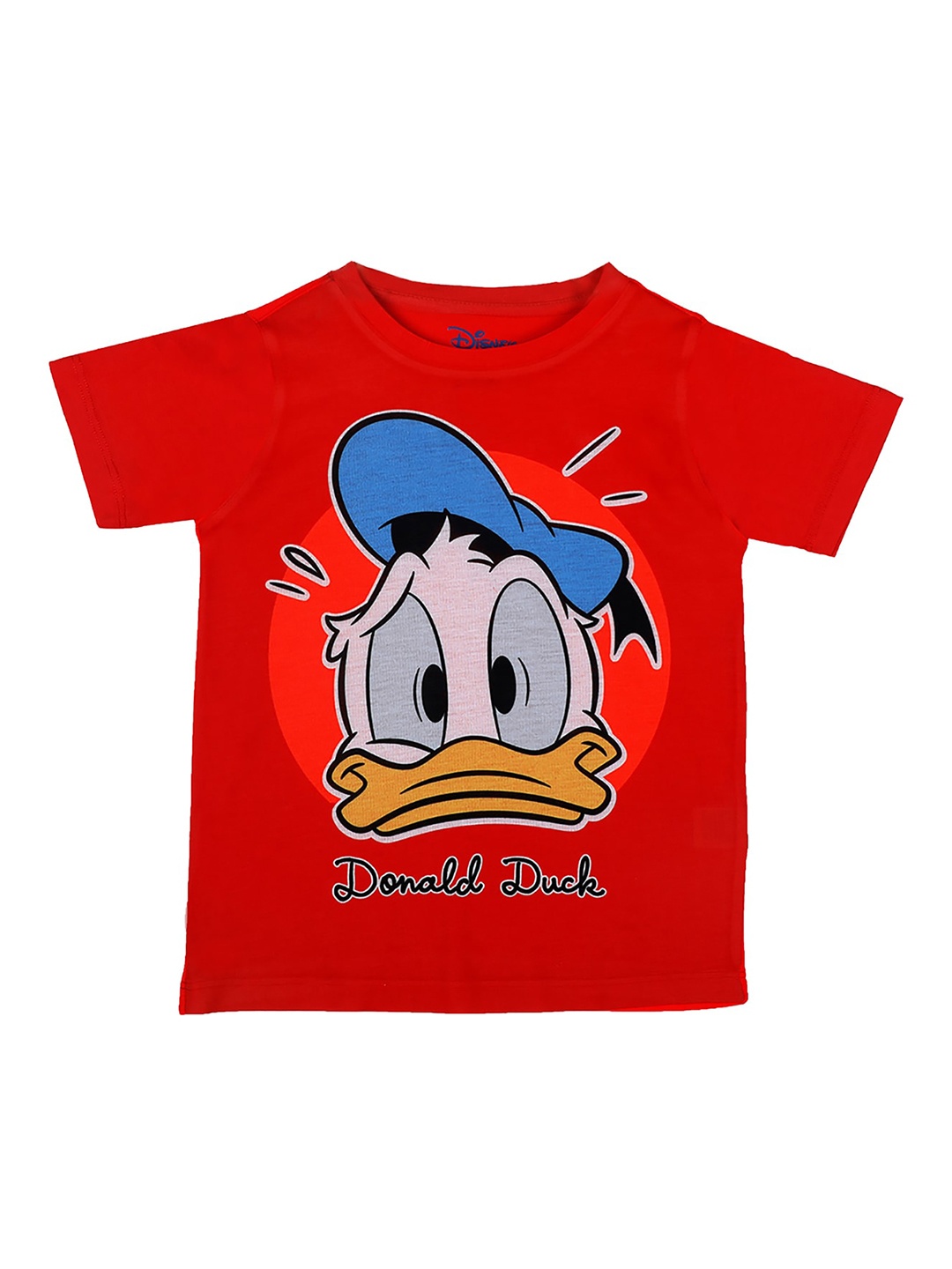 

Disney by Wear Your Mind Boys Red Printed Applique T-shirt