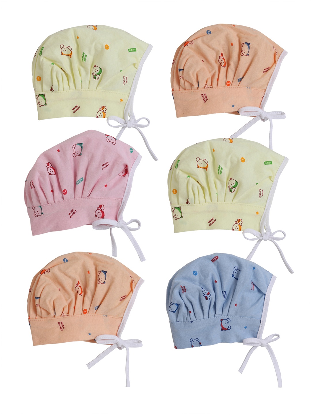 

Little Angels Kids Pack Of 6 Assorted Printed Caps