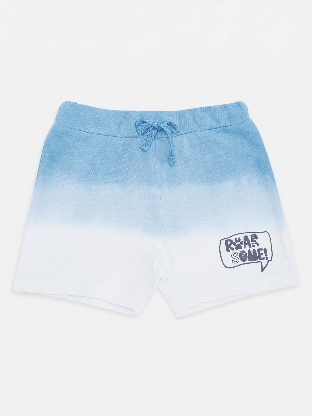 

Pantaloons Baby Infant Boys Blue Ombre Pure Cotton Regular Shorts