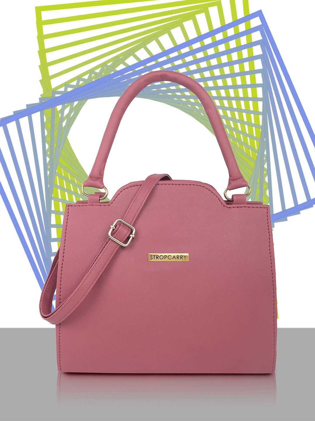 

Stropcarry Brown Solid Structured Satchel