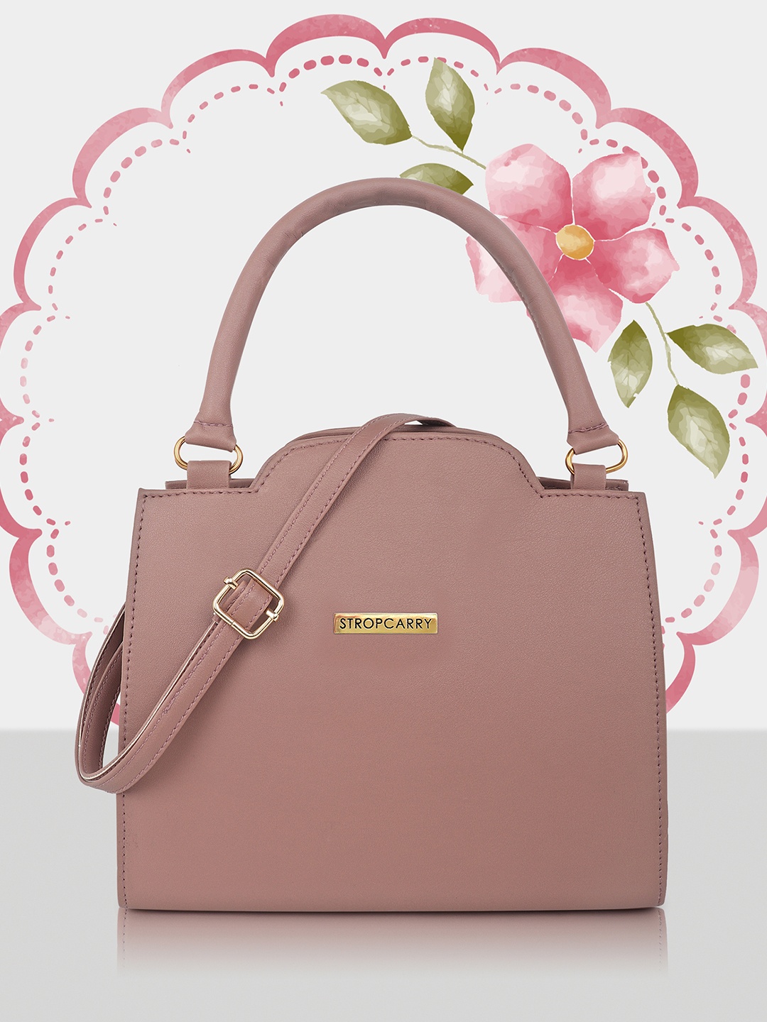 

Stropcarry Women Brown Structured Shoulder Bag