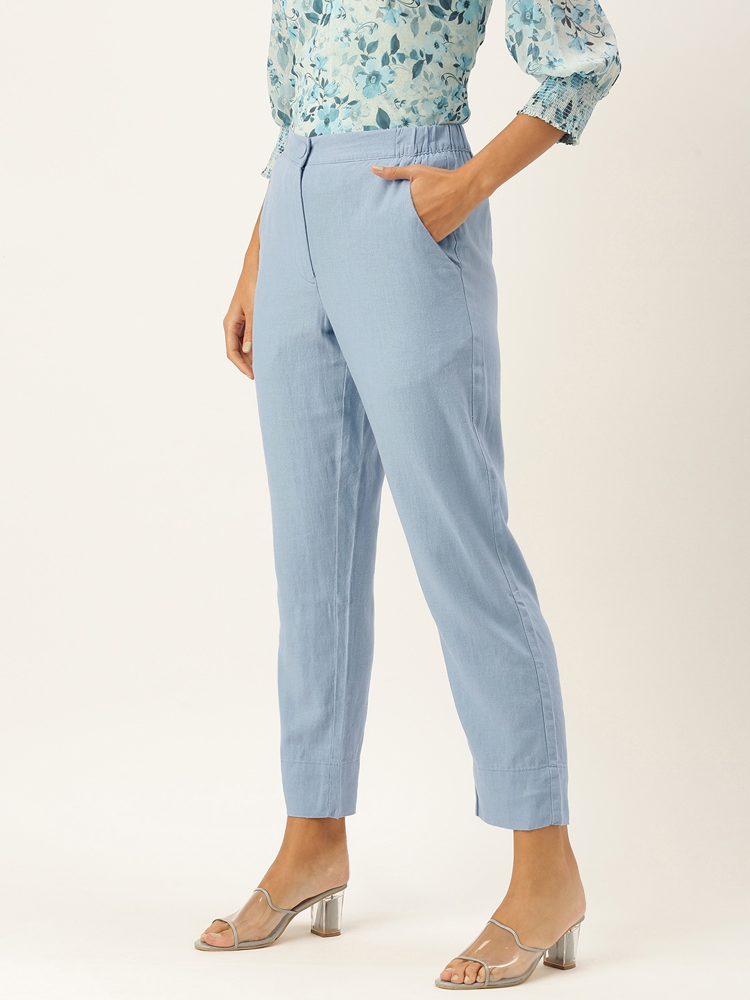 

AND Women Blue Trousers