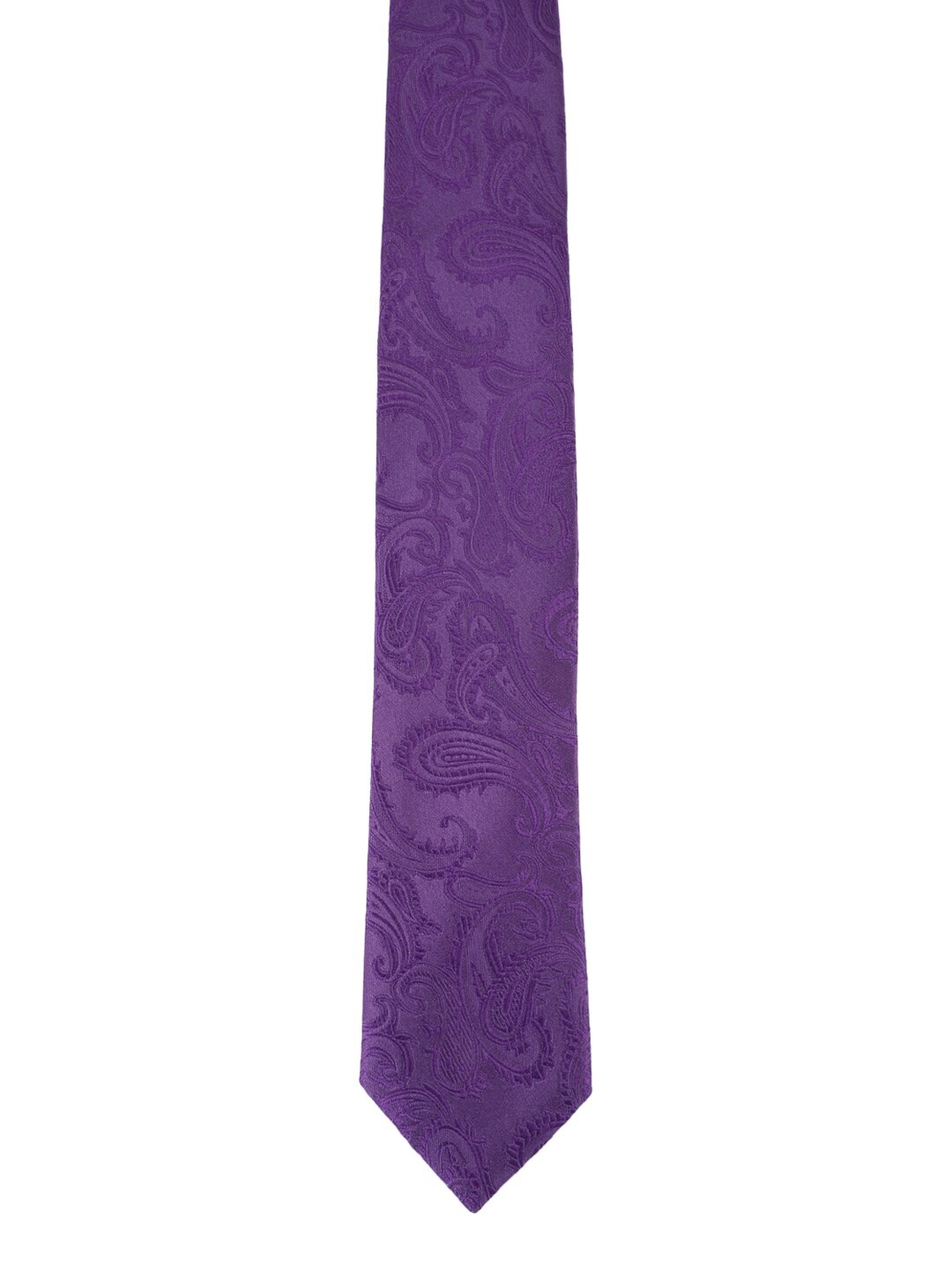 

Alvaro Castagnino Men Purple Printed Skinny Tie