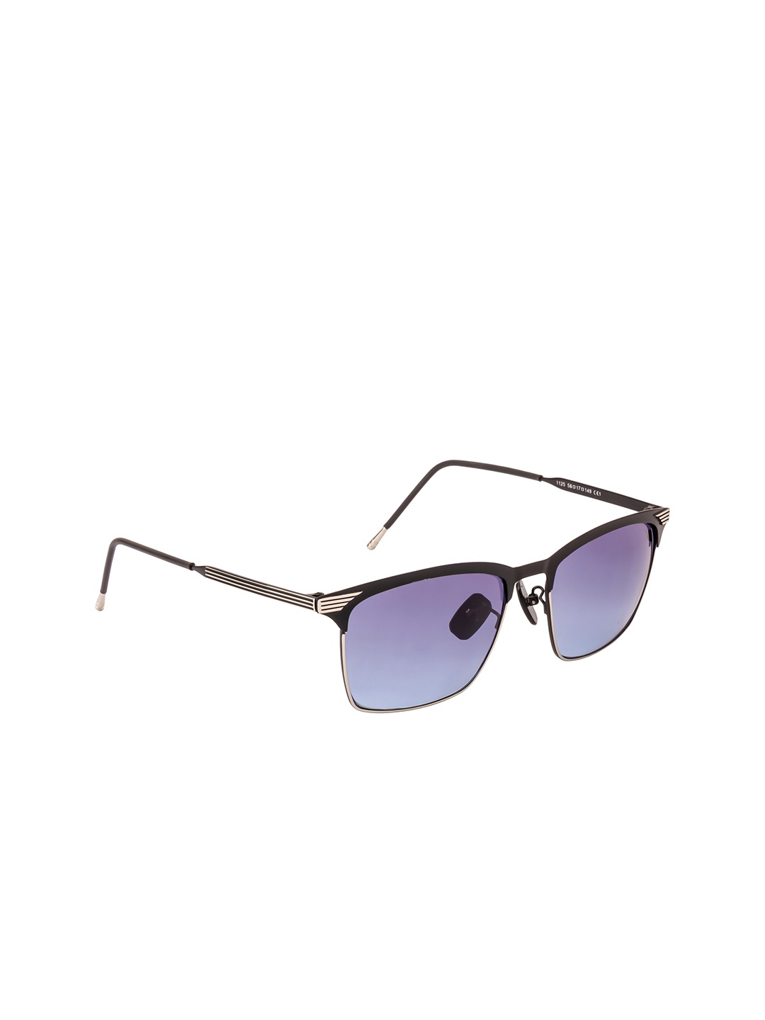 

Ted Smith Unisex Blue Lens & Gunmetal-Toned Wayfarer UV Protected Len-TS-J1125S_C10s