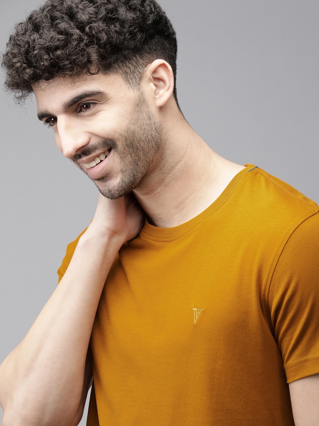 

Van Heusen Athleisure Smart Tech Easy Stain Release T-shirt, Mustard