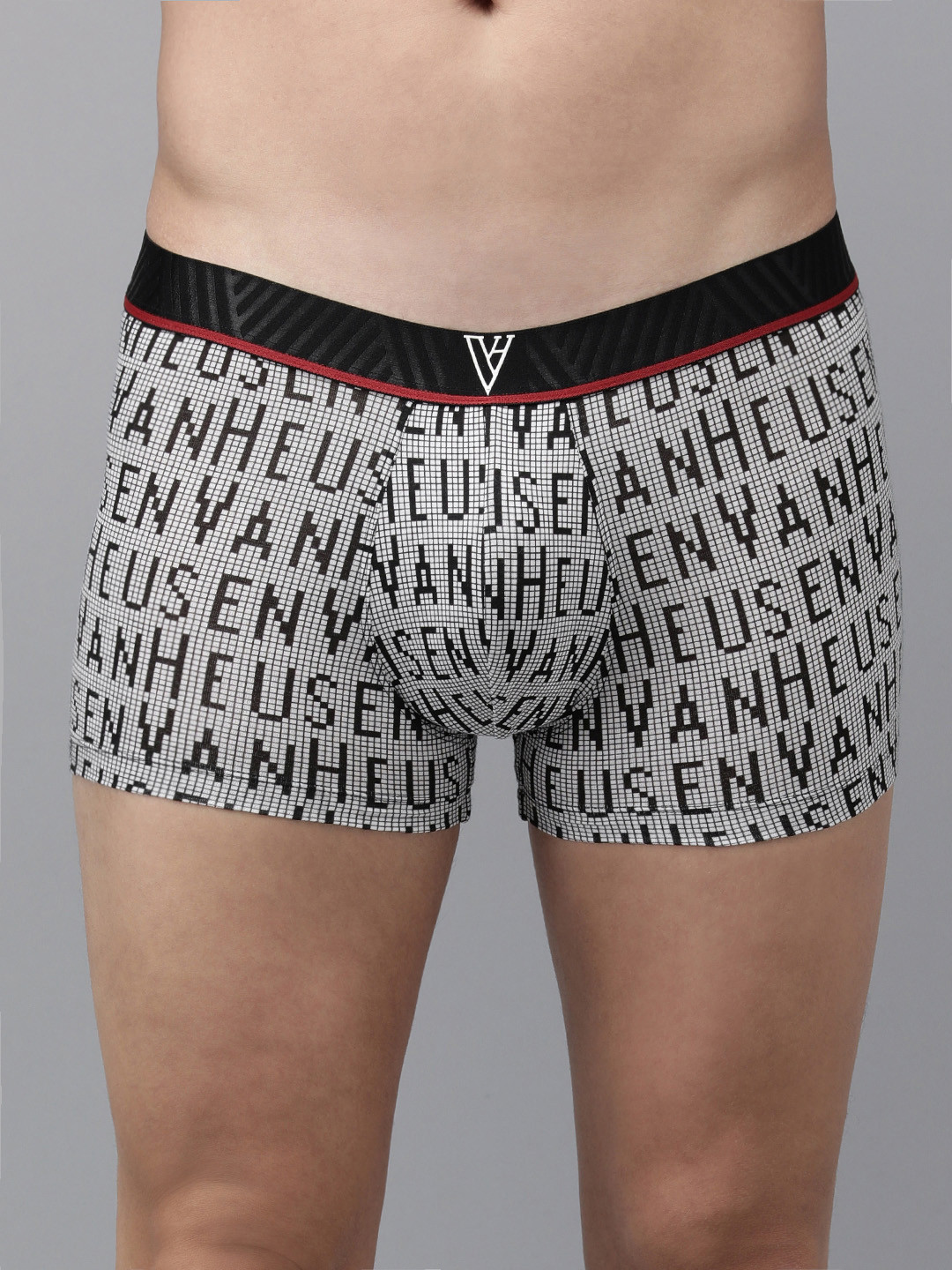 

Van Heusen Men Allover Print 4 Way Stretch Ultra Soft Trunks - 8905189746973, Grey