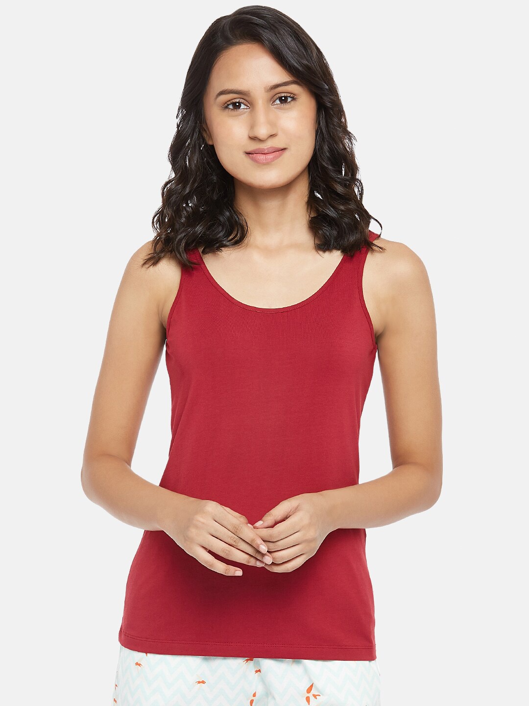 

Dreamz by Pantaloons Women Red Tank Top