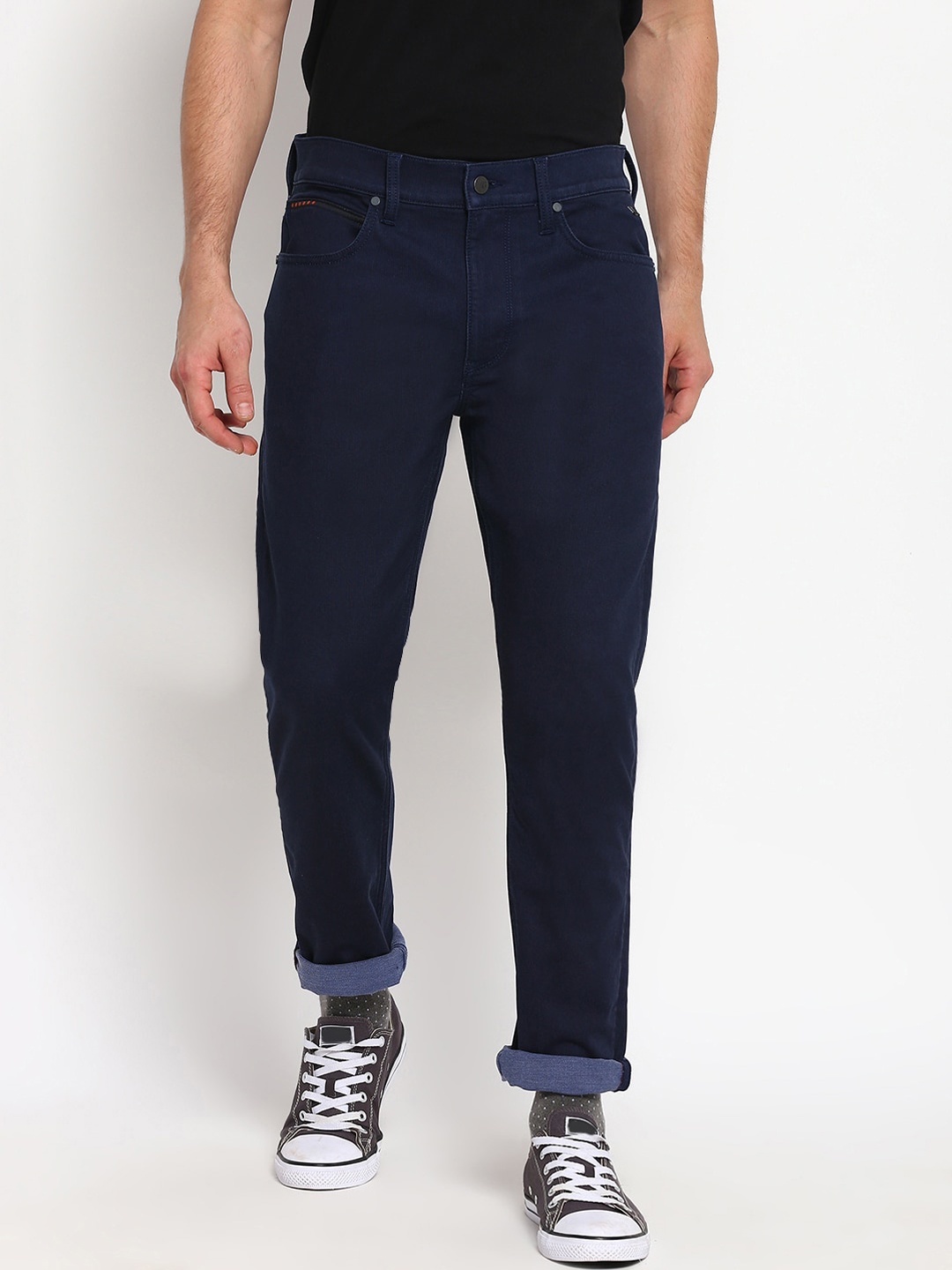 

Lee Men Blue Solid Slim Fit Jeans