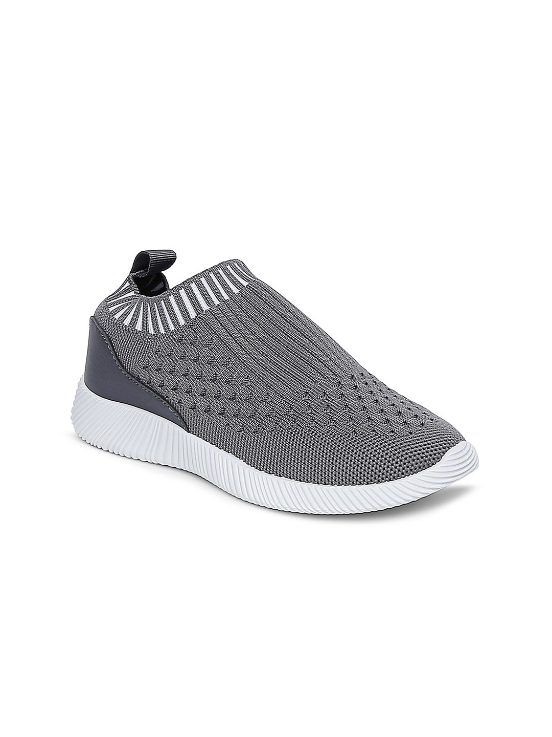 

Pantaloons Junior Girls Grey Textile Walking Non-Marking Shoes