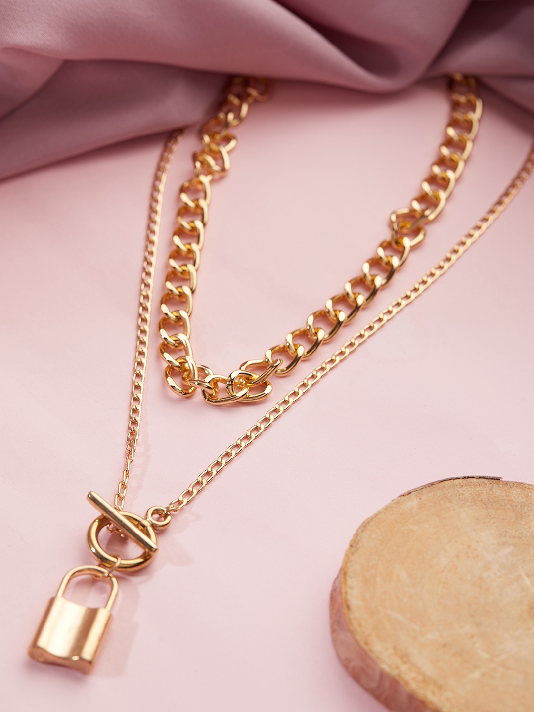 

TOKYO TALKIES X rubans FASHION ACCESSORIES Gold-Toned Gold-Plated Layered Necklace