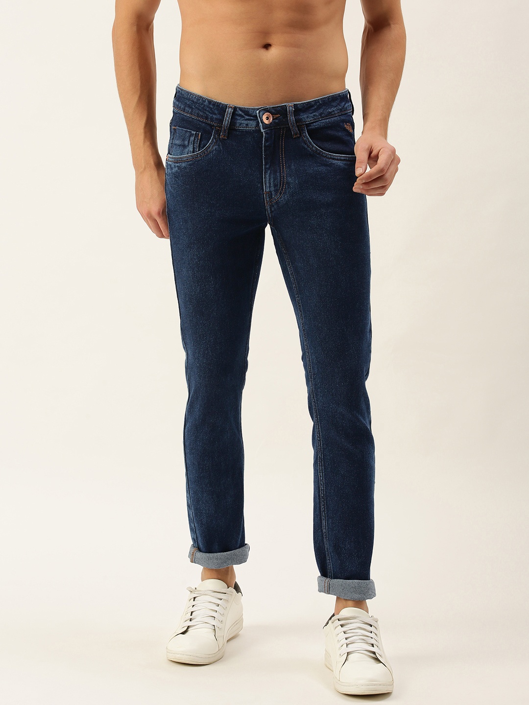 

Flying Machine Men Blue Skinny Jackson Fit Low-Rise Stretchable Jeans