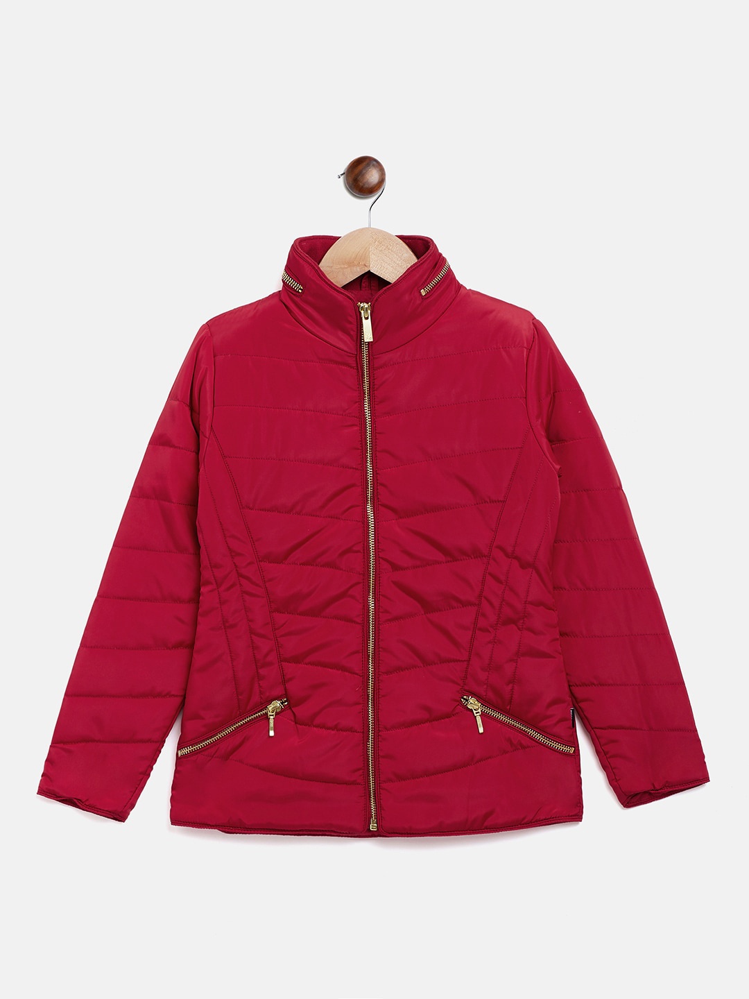 

Crimsoune Club Girls Maroon Padded Jacket