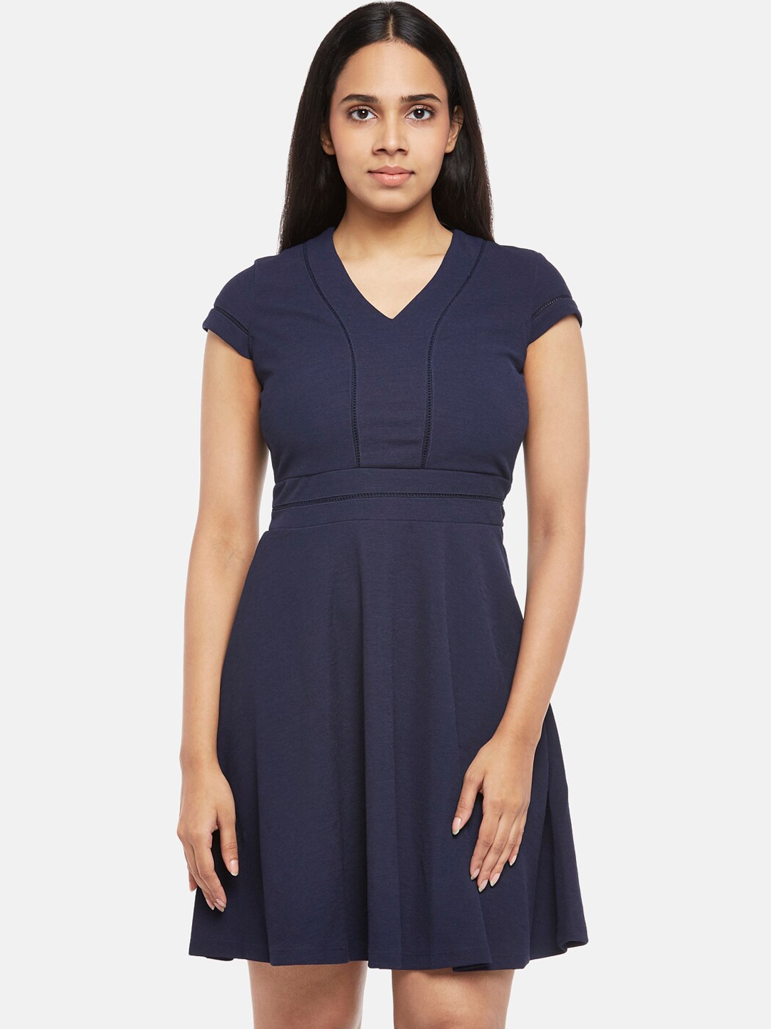 

Annabelle by Pantaloons Navy Blue Dress