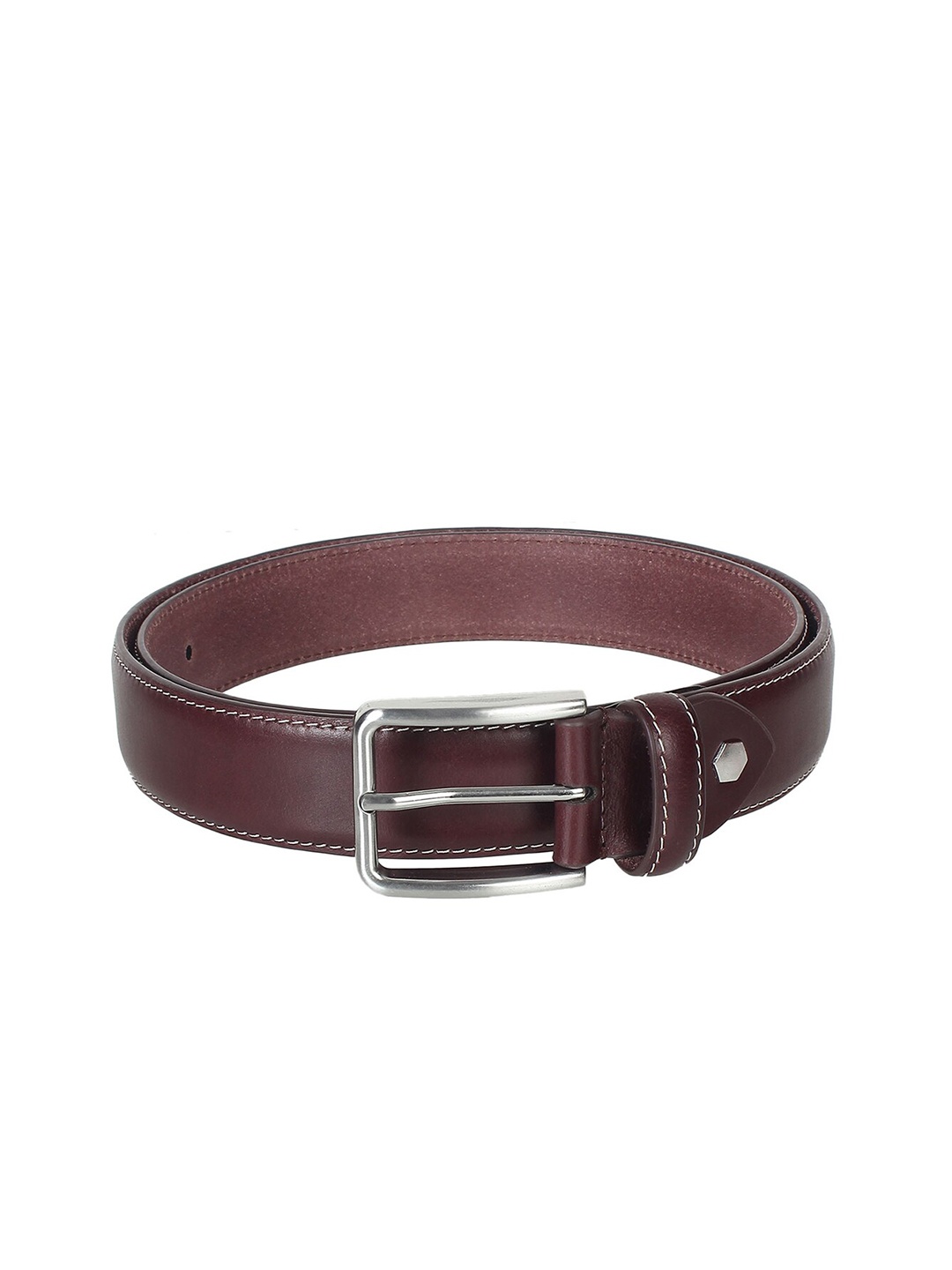 

echt Men Maroon Leather Belt