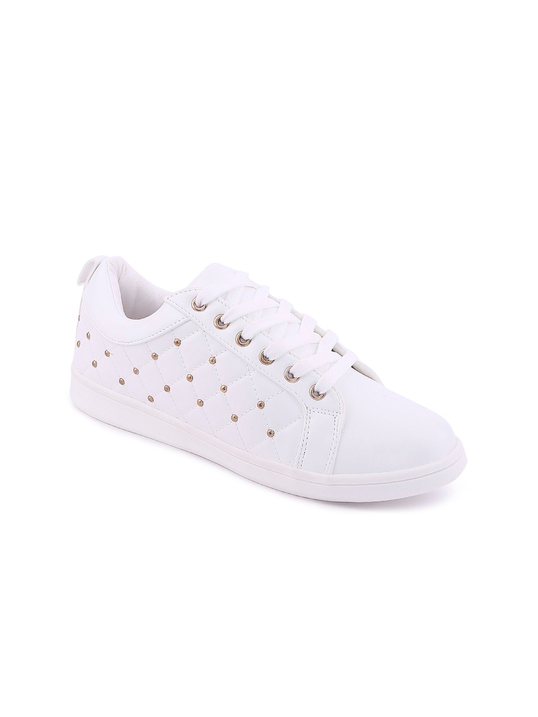 

Forever Glam by Pantaloons Women White Leather Sneakers