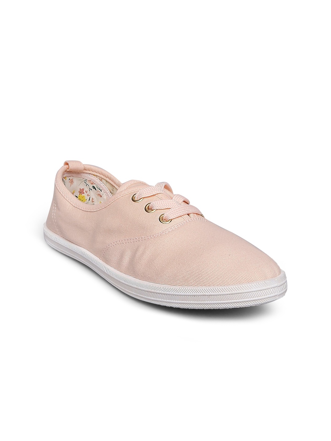 

Forever Glam by Pantaloons Women Pink Solid Sneakers