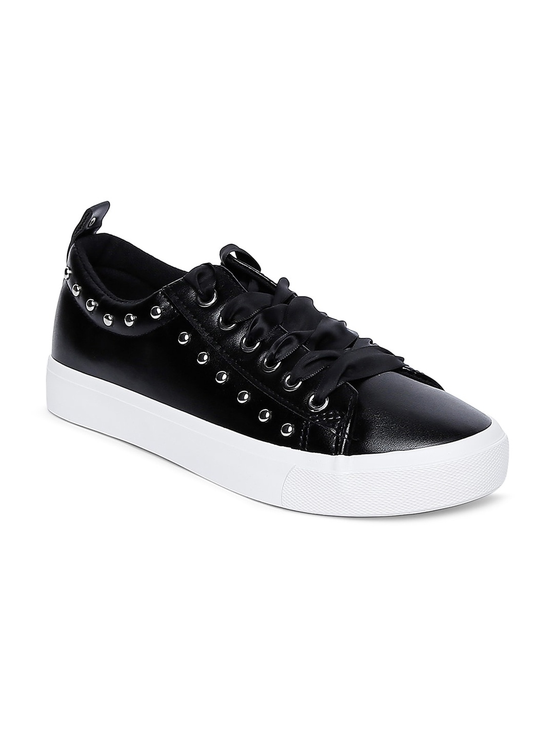 

Forever Glam by Pantaloons Women Black Solid Sneakers