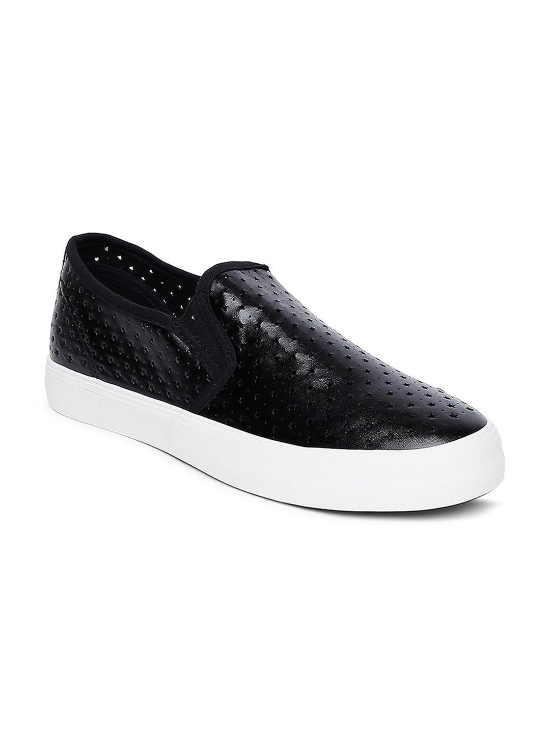 

Forever Glam by Pantaloons Women Black Slip-On Sneakers