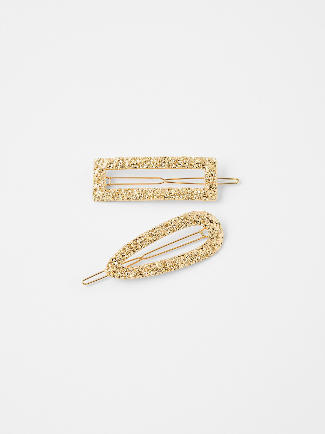 

Accessorize Women Gold-Toned Set of 2 Tic Tac Hair Clip