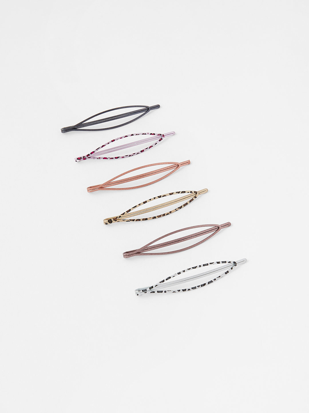 

Accessorize Women Set of 6 Embellished Bobby Pins, Brown