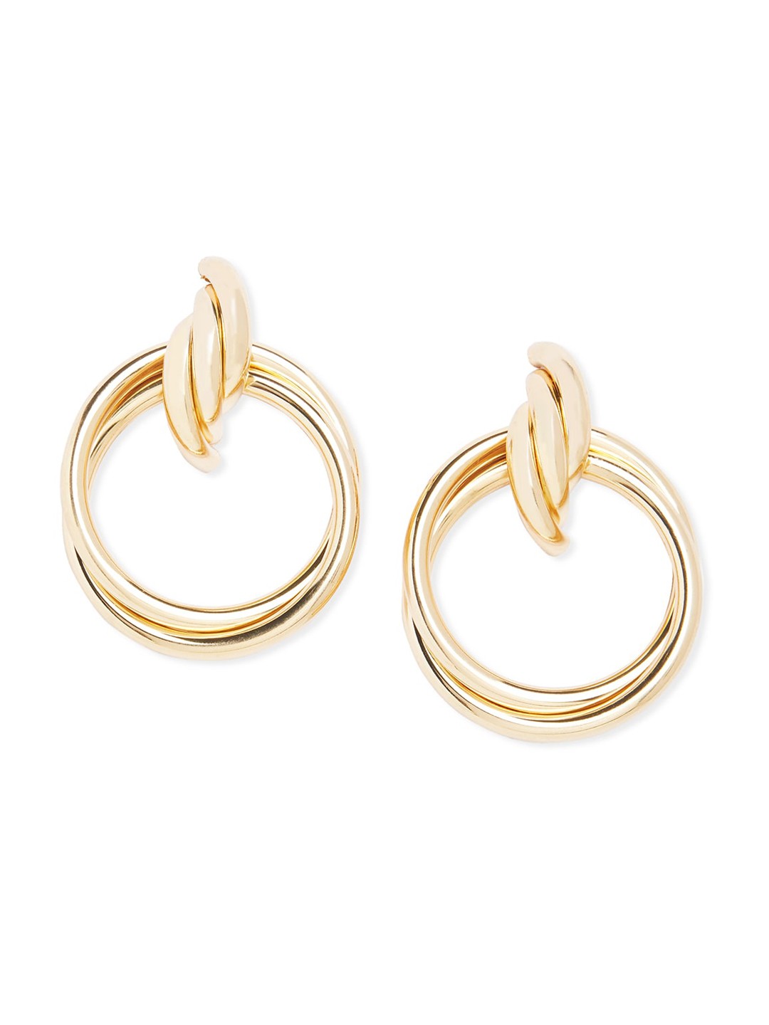 

20Dresses Gold-Toned Contemporary Drop Earrings