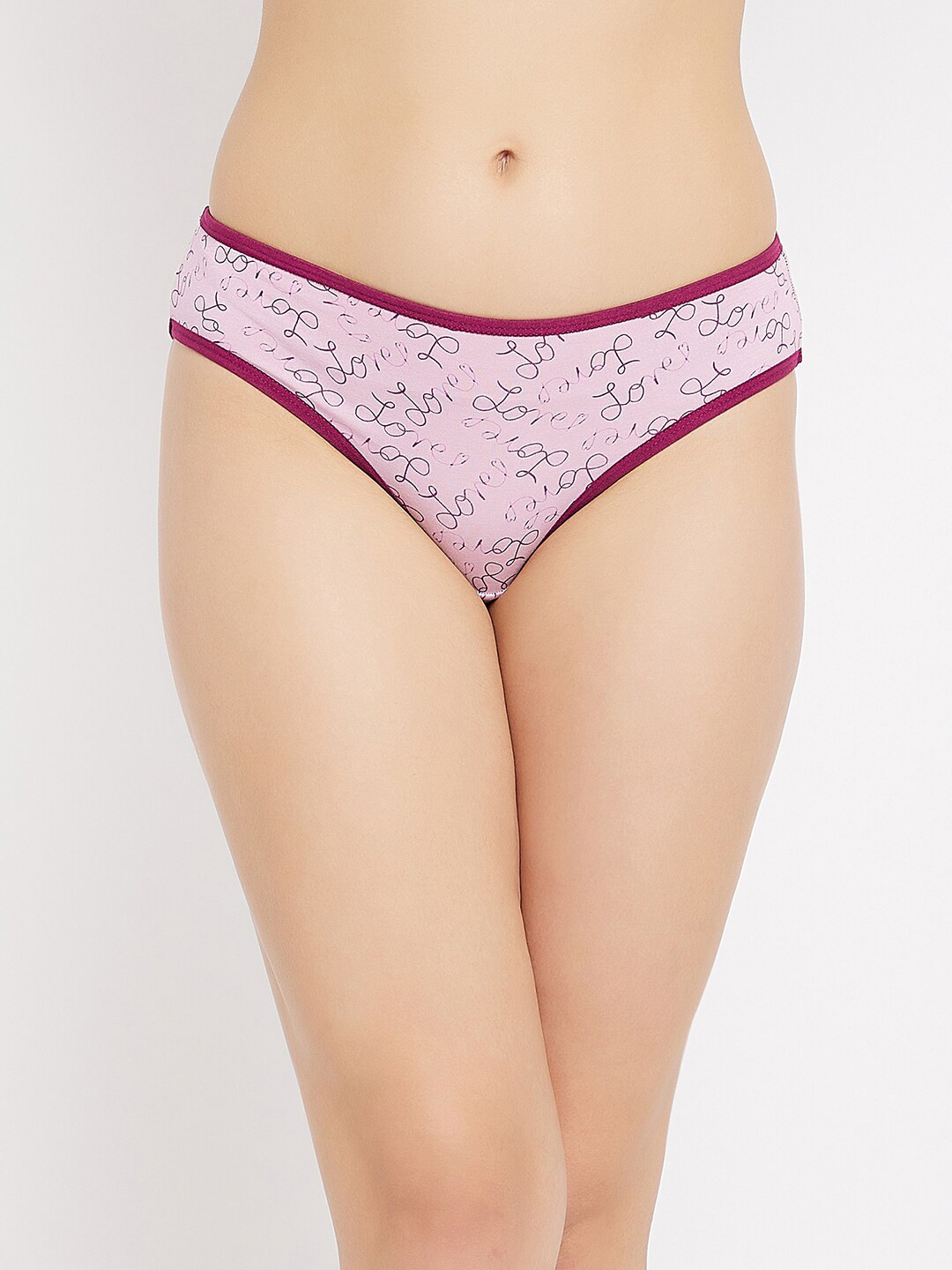 

Clovia Women Pink Printed Hipster Briefs