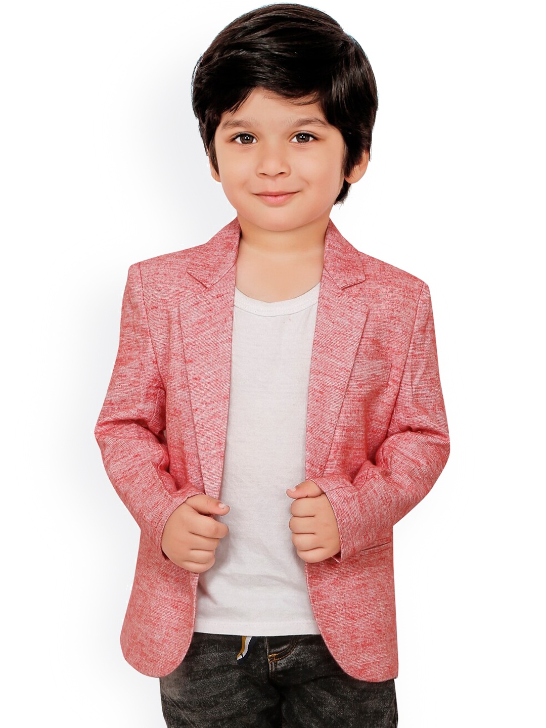 

RIKIDOOS Boys Red Full Sleeves Blazer