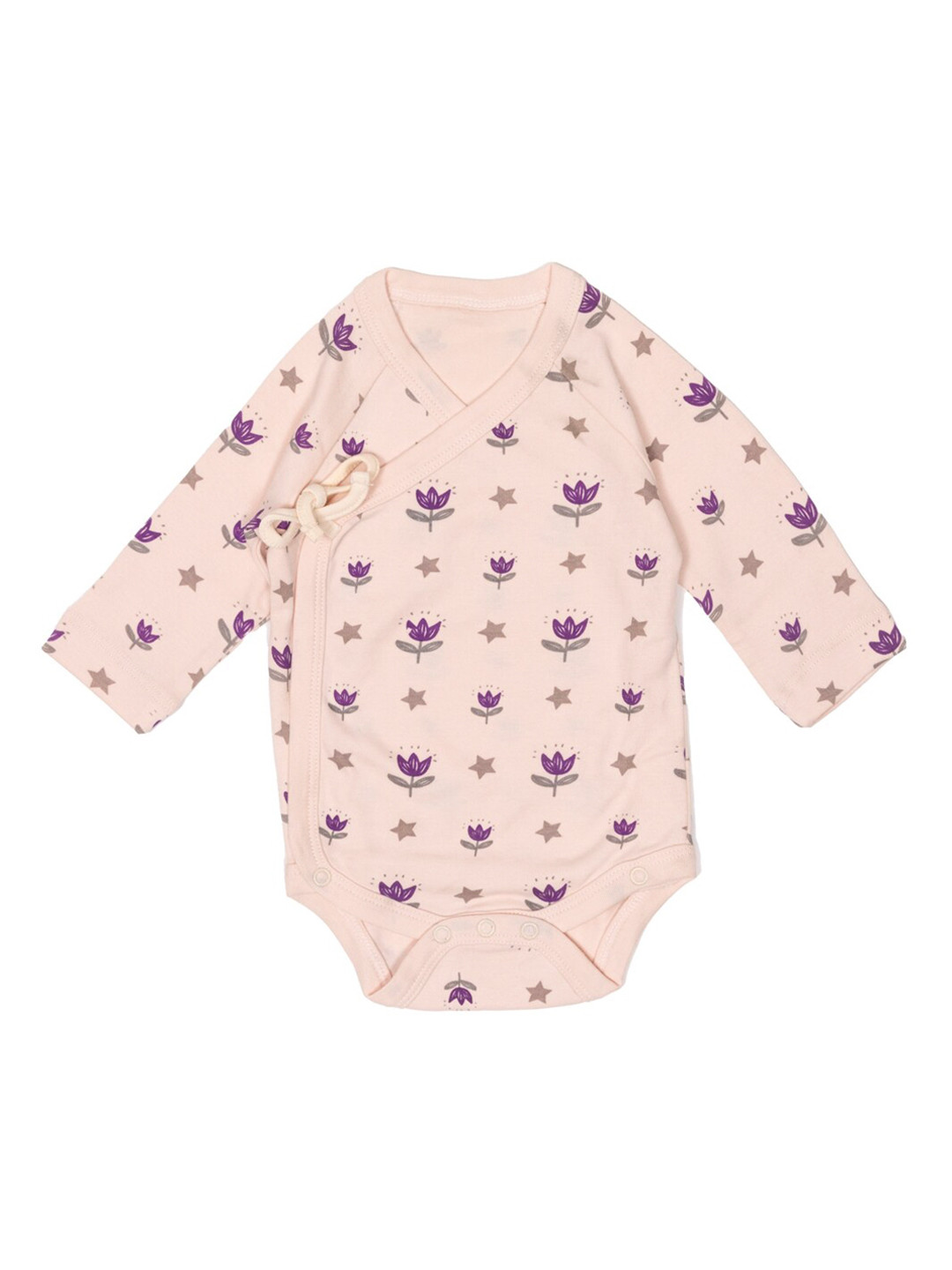 

Nino Bambino Infants Pink Printed Organic Cotton Bodysuit
