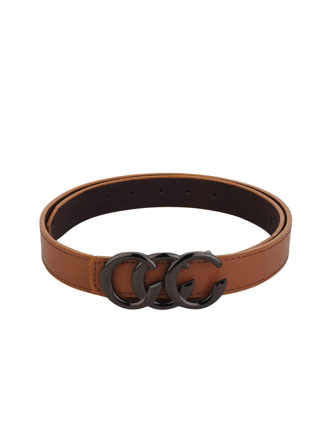 

Calvadoss Girls Tan Synthetic Leather Belt