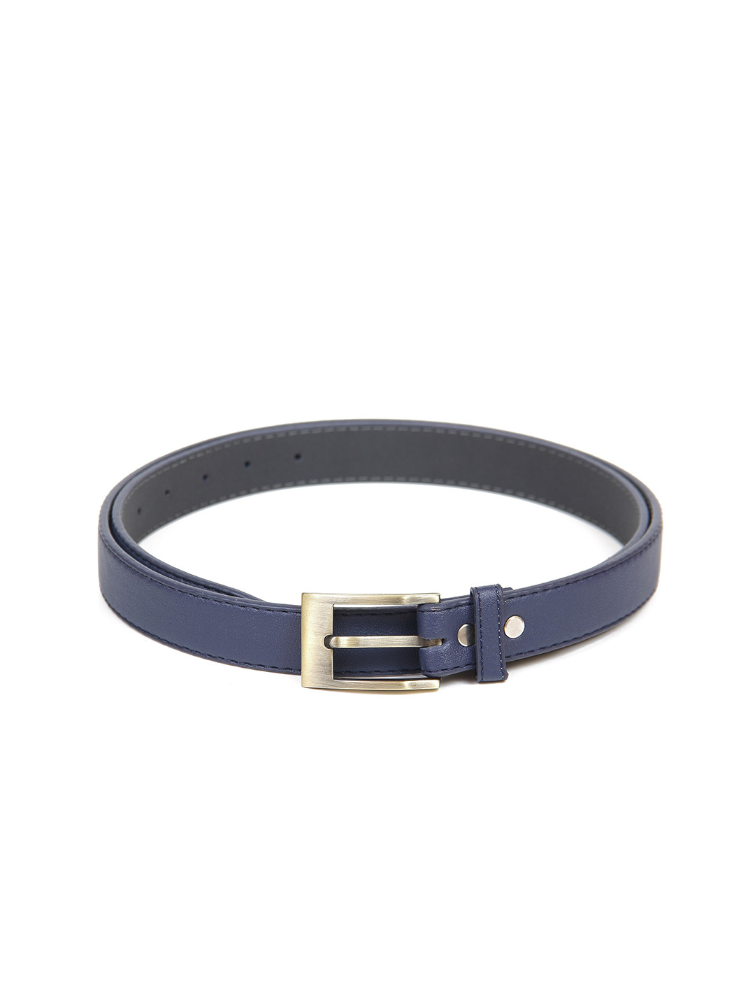 

Calvadoss Women Navy Blue Textured PU Belt