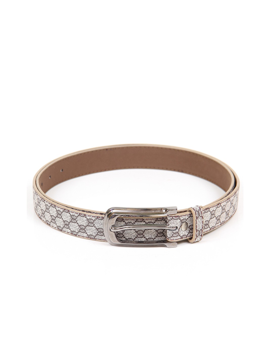 

Calvadoss Women Beige Textured PU Belt