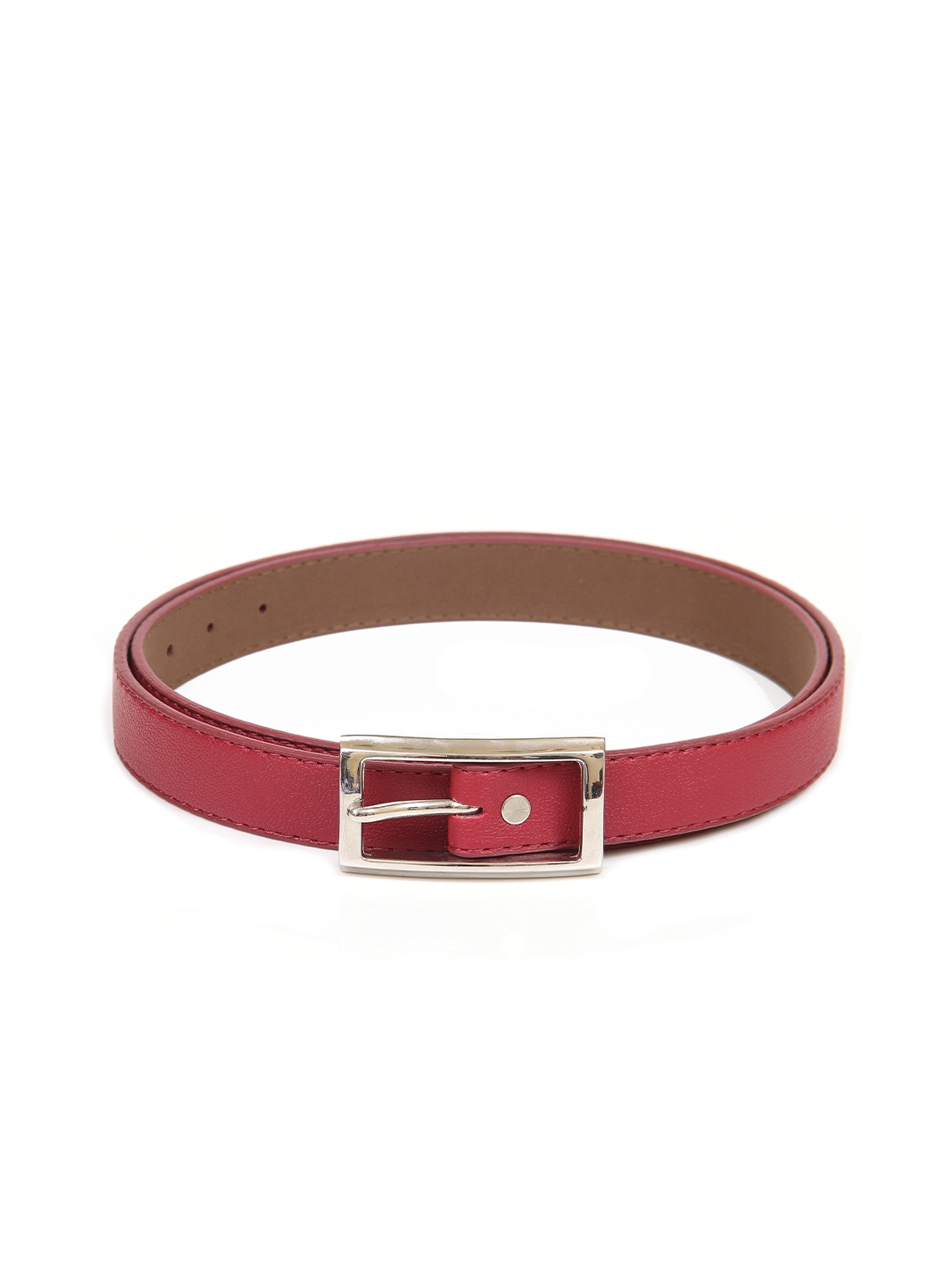 

Calvadoss Women Red Textured Belt
