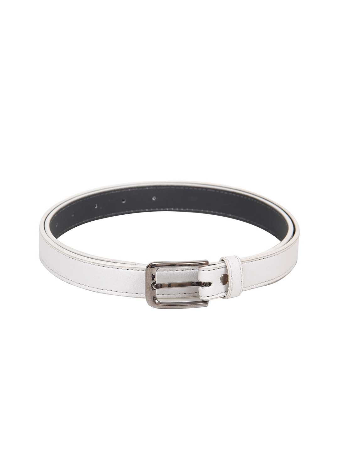 

Calvadoss Girls White Textured Belt