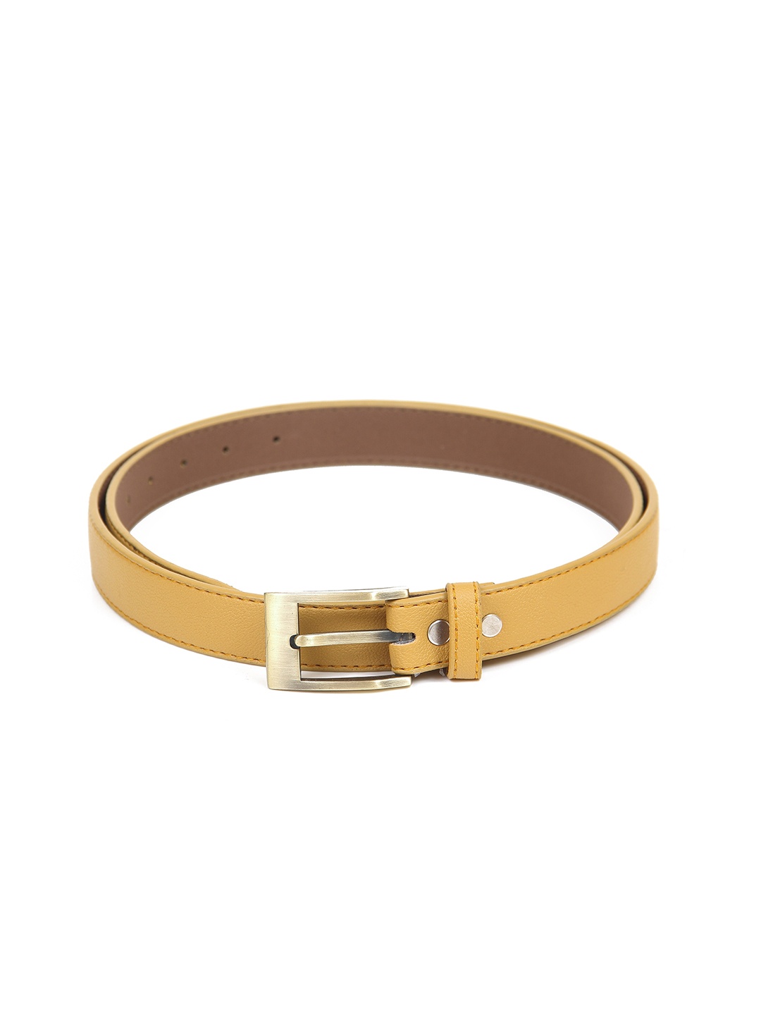 

Calvadoss Girls Mustard Solid Slim Casual Belt