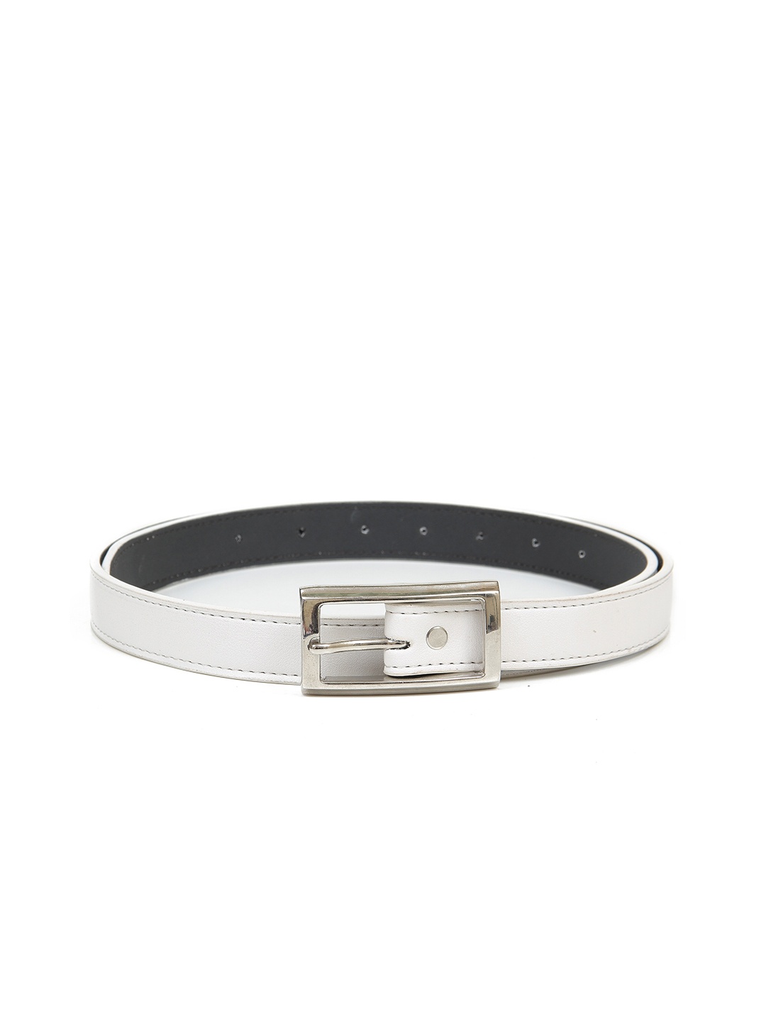 

Calvadoss Girls White Textured PU Belt