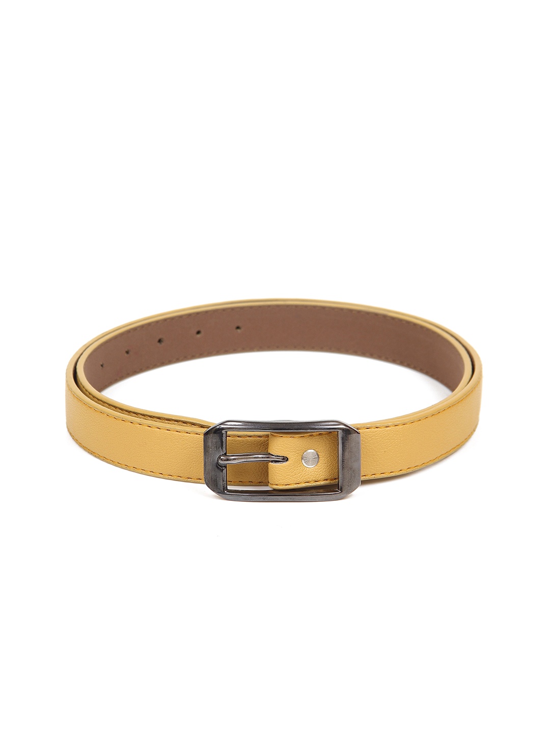 

Calvadoss Girls Mustard Textured Belt