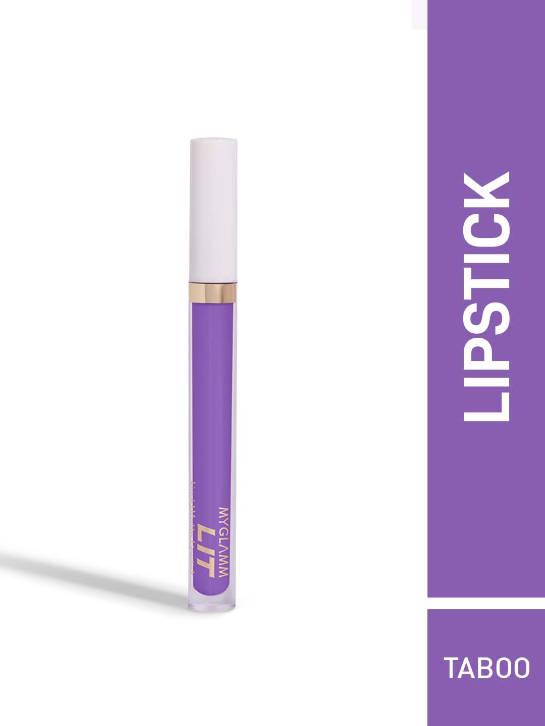 

MyGlamm LIT Liquid Matte Lipstick 3 ml - Taboo, Purple