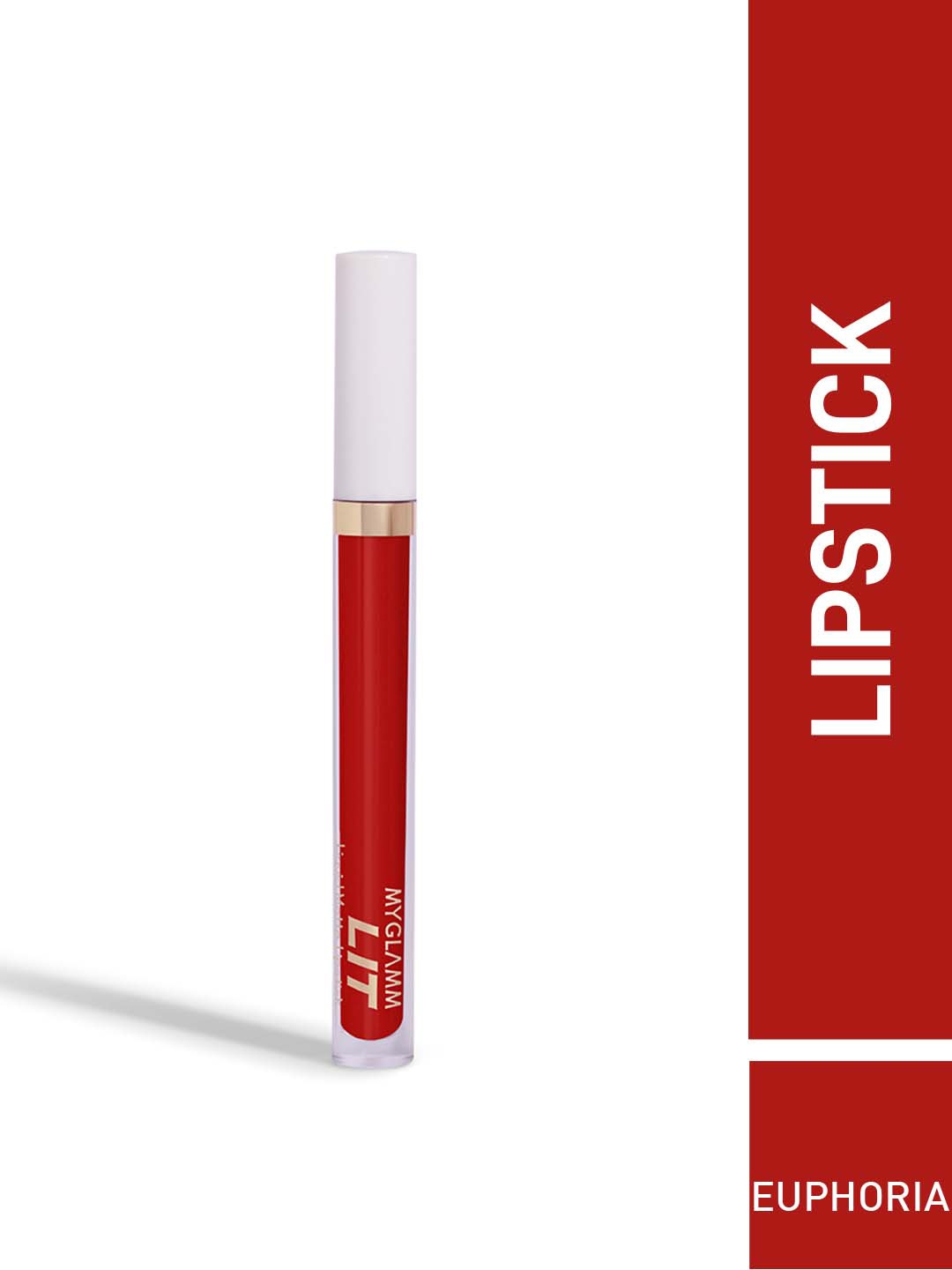 

MyGlamm LIT Liquid Matte Lipstick 3 ml - Euphoria, Red