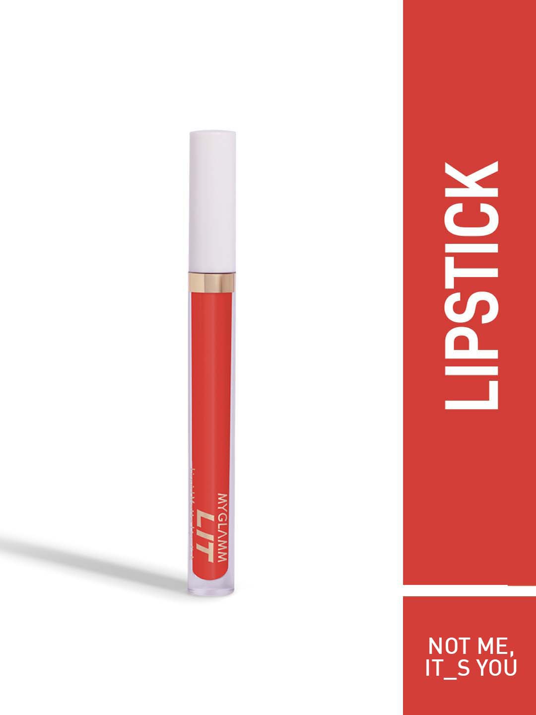 

MyGlamm LIT Liquid Matte Lipstick 3 ml - Not Me Its You, Nude