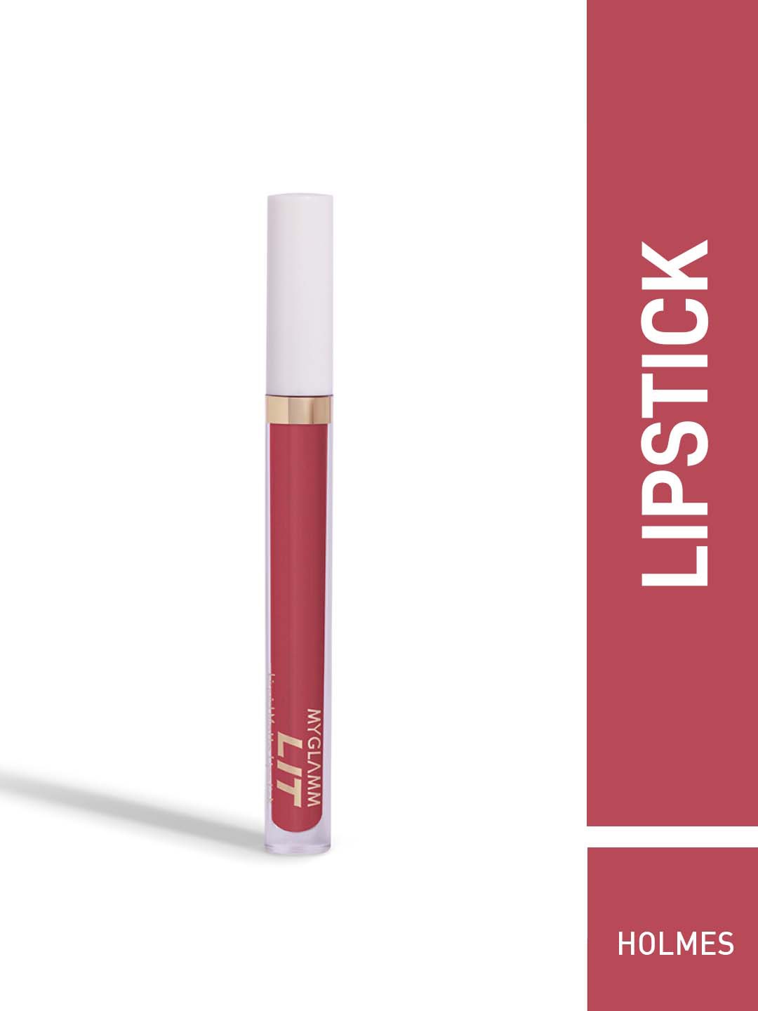 

MyGlamm LIT Liquid Matte Lipstick-Holmes-3ml, Nude